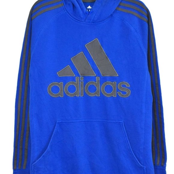 blue vintage adidas sweatshirt